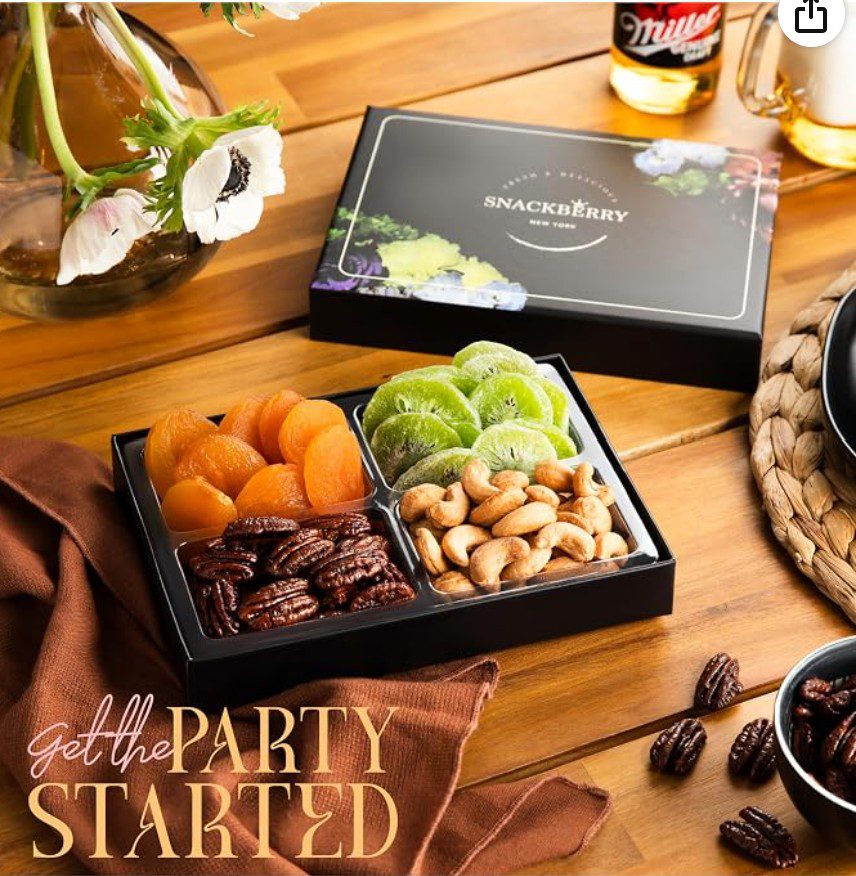Snackberry Kosher Fruit and Nut Gift Box — healthy kosher Rosh Hashanah gift