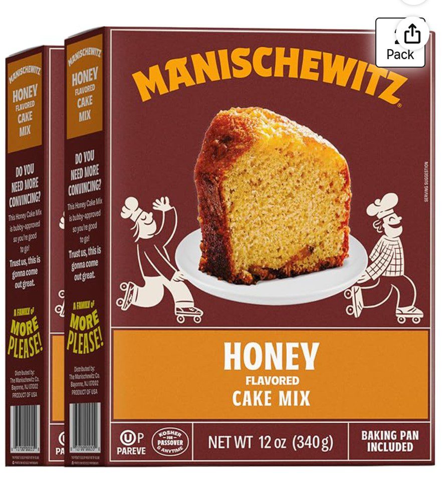 Manischewitz Kosher Honey Cake Mix for Rosh Hashanah baking