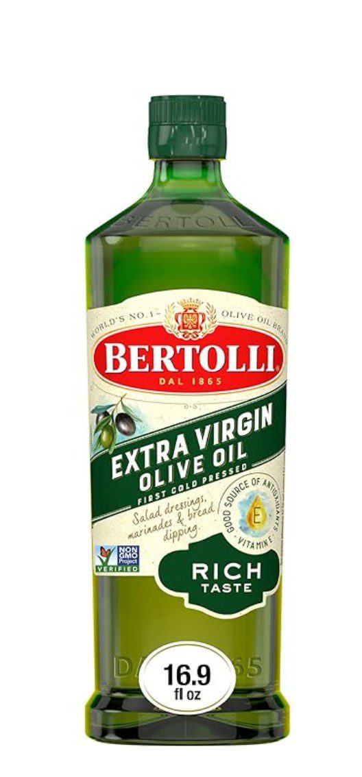 Bertolli Extra Virgin Olive Oil — kosher olive oil for Passover