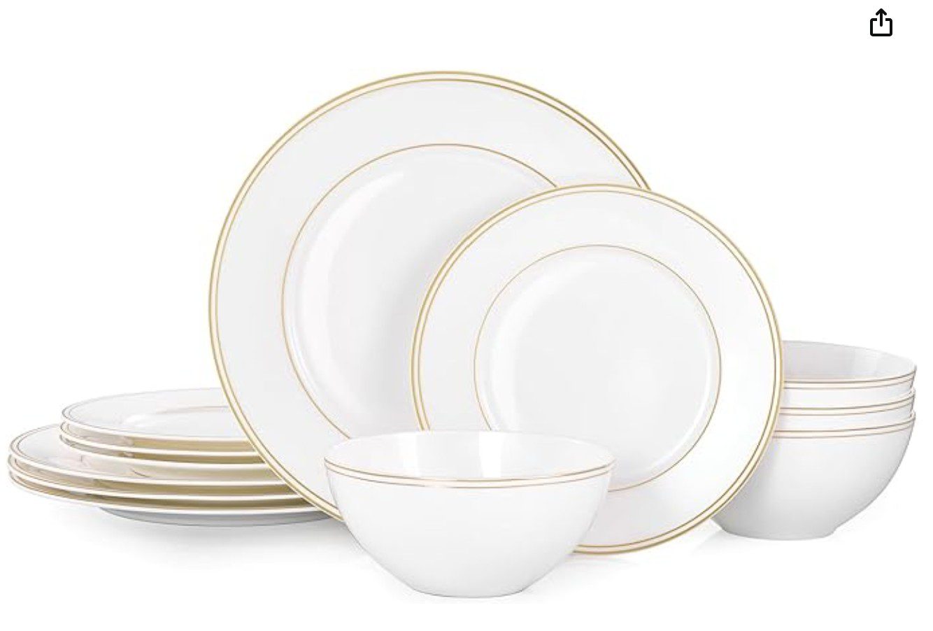 18-Piece Bone China Dinner Set for Passover