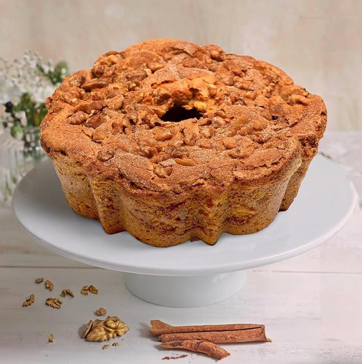 Cinnamon Walnut Cake — kosher dairy coffee cake