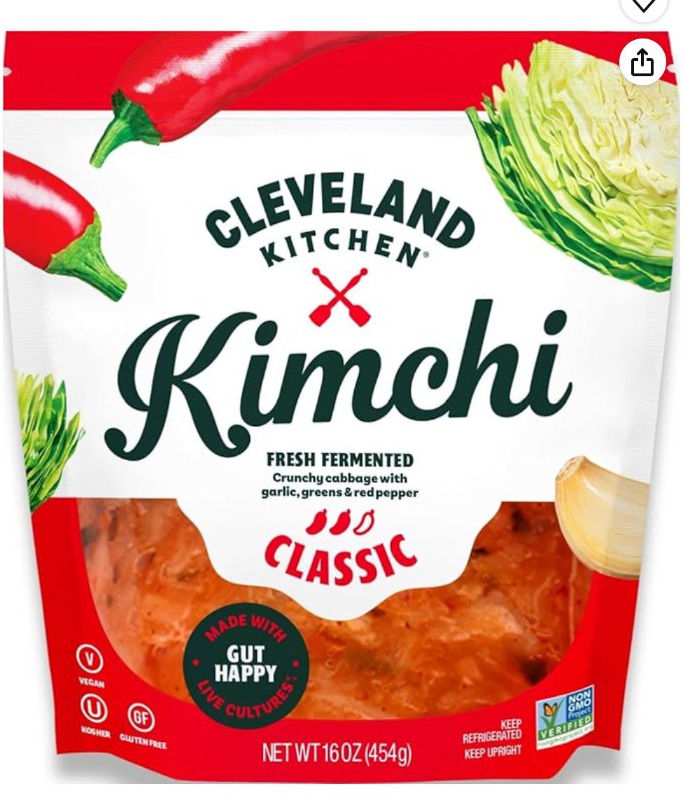 Cleveland Kitchen Kimchi Snack Pack — kosher vegan fermented food