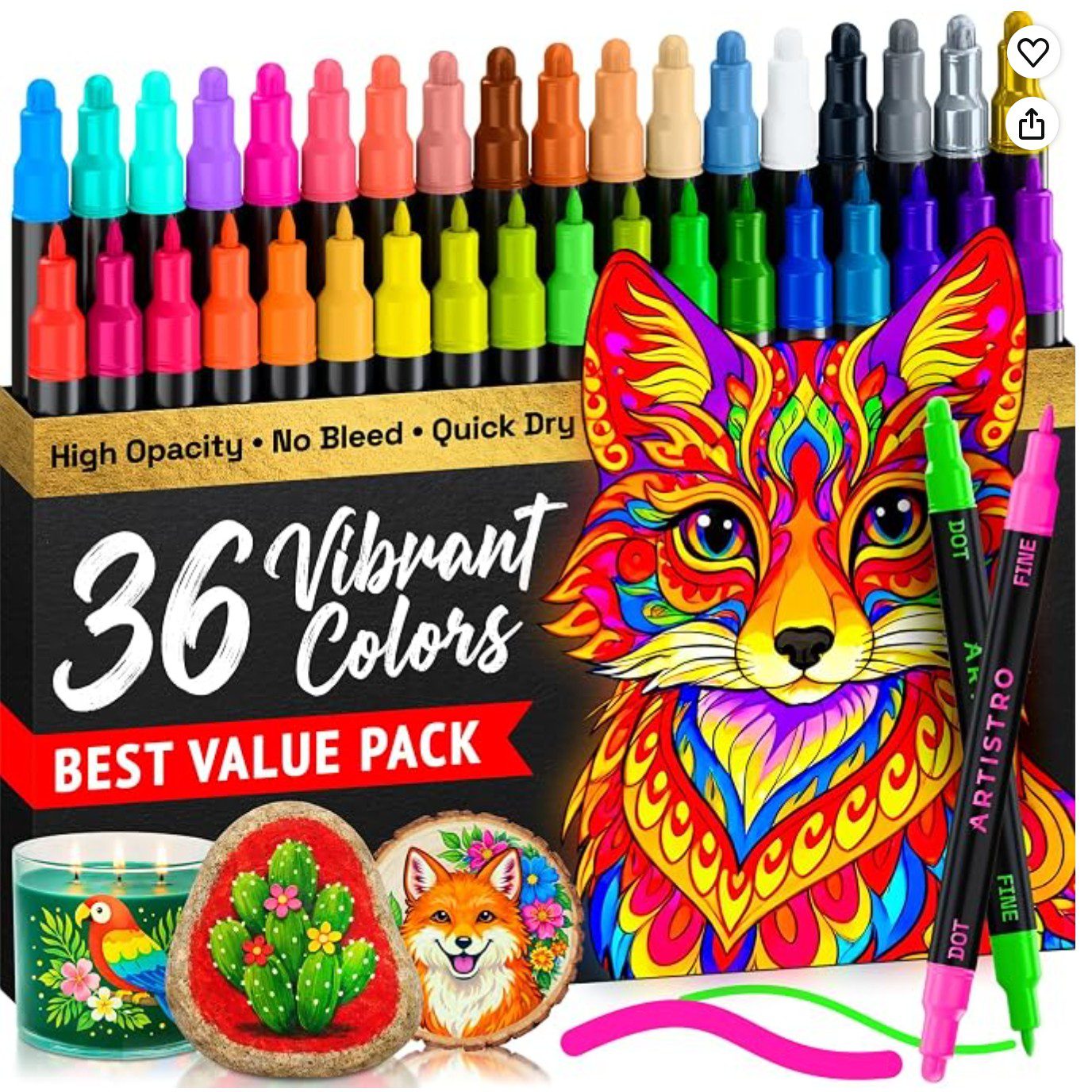 Coloring Pen Set — art supplies for Sukkot coloring books