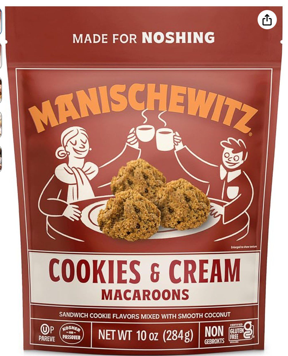 Cookies and Cream Macaroons — kosher for Passover cookies