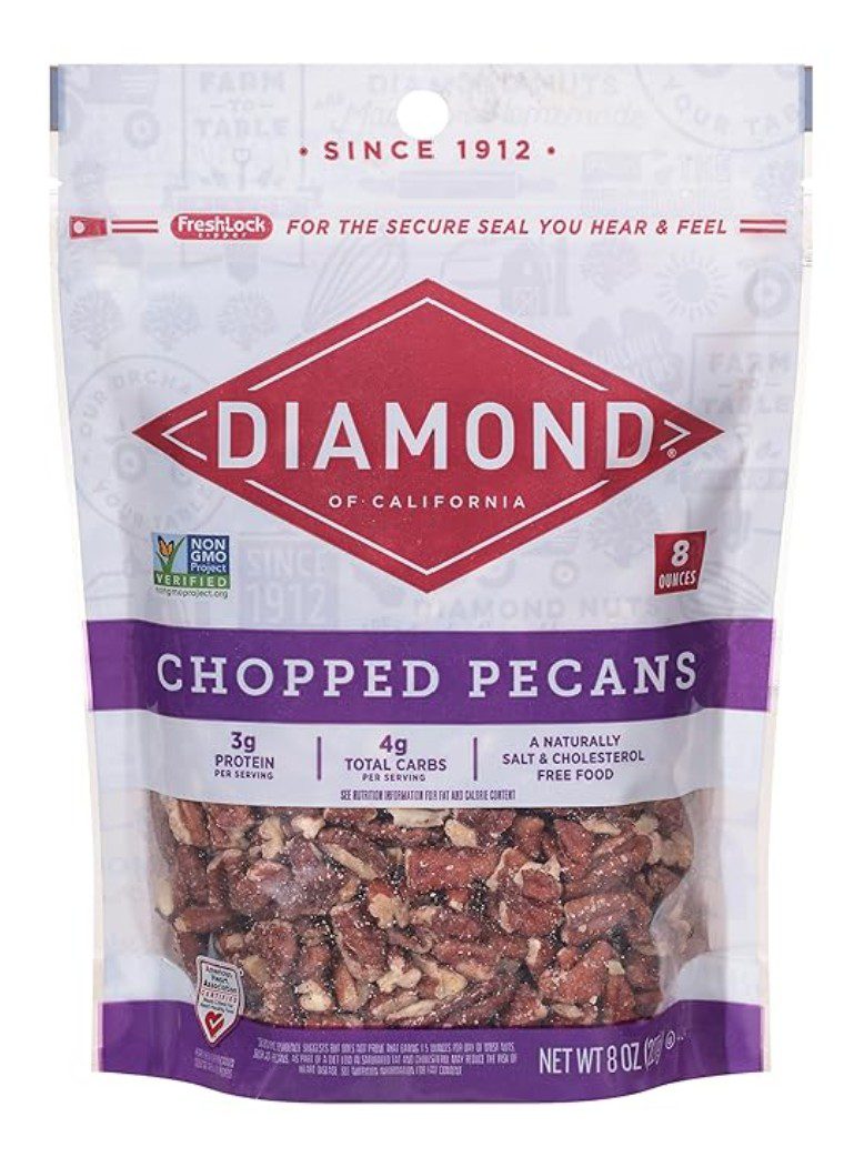 Diamond Chopped Pecans — kosher for Passover nuts