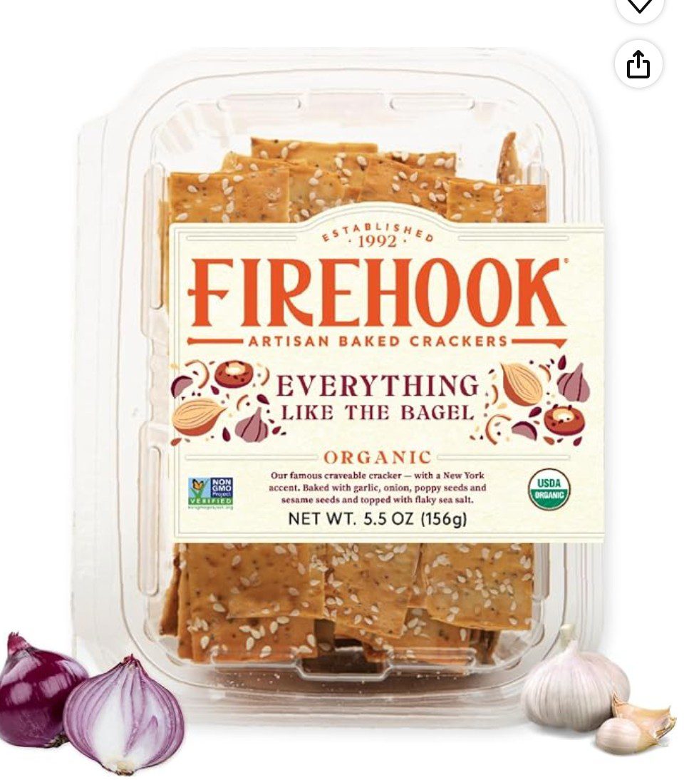 Firehook Bagel-Flavored Crackers — kosher crackers