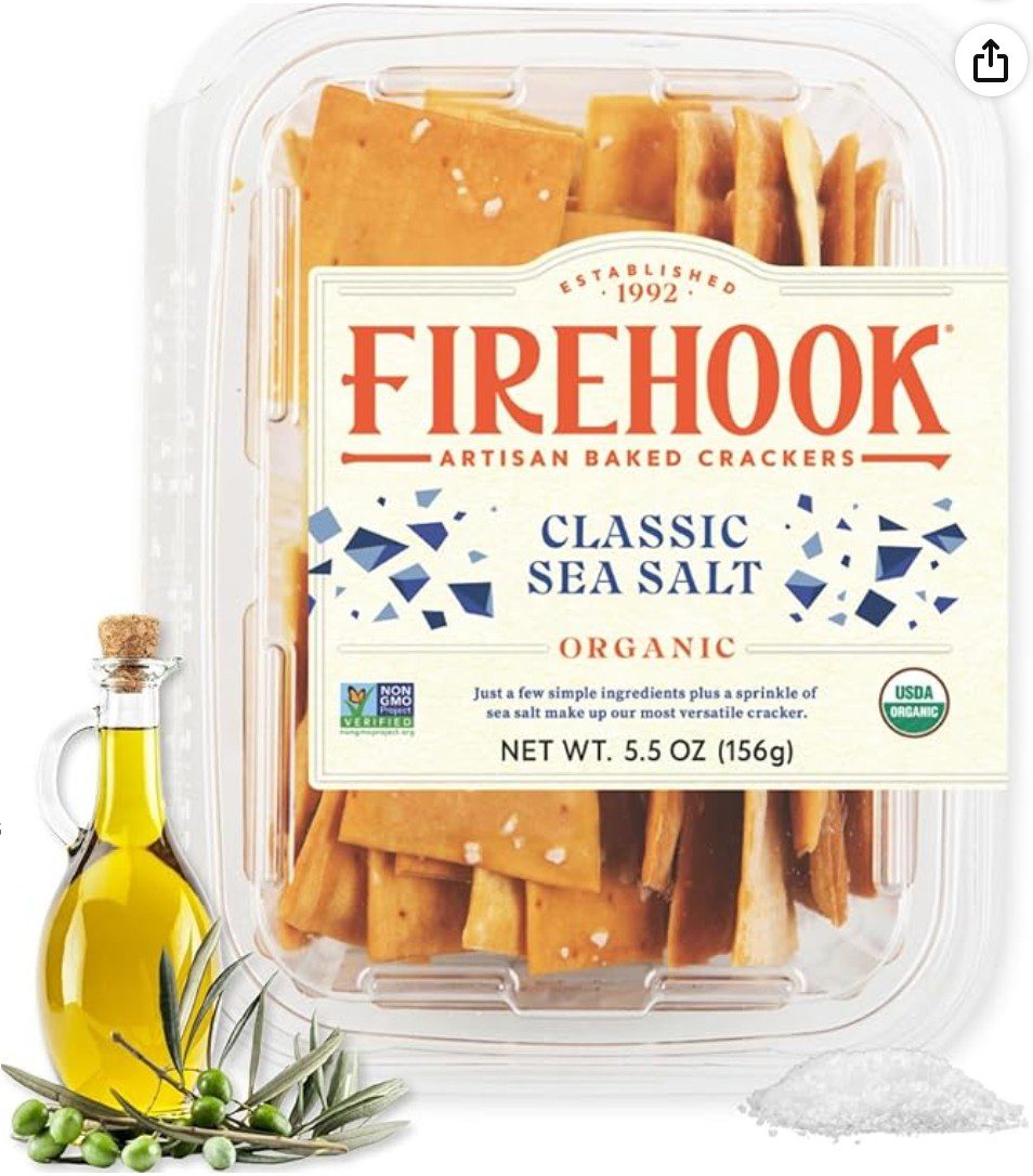 Firehook Classic Sea Salt Crackers — kosher crackers