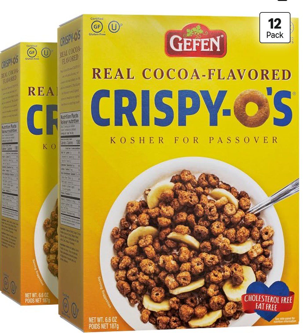 Gefen Cereal — kosher for Passover breakfast food