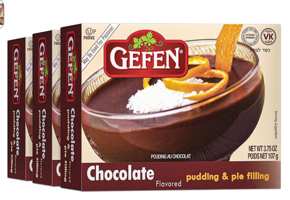 Gefen Chocolate Pie Pudding Dessert — kosher for Passover dessert