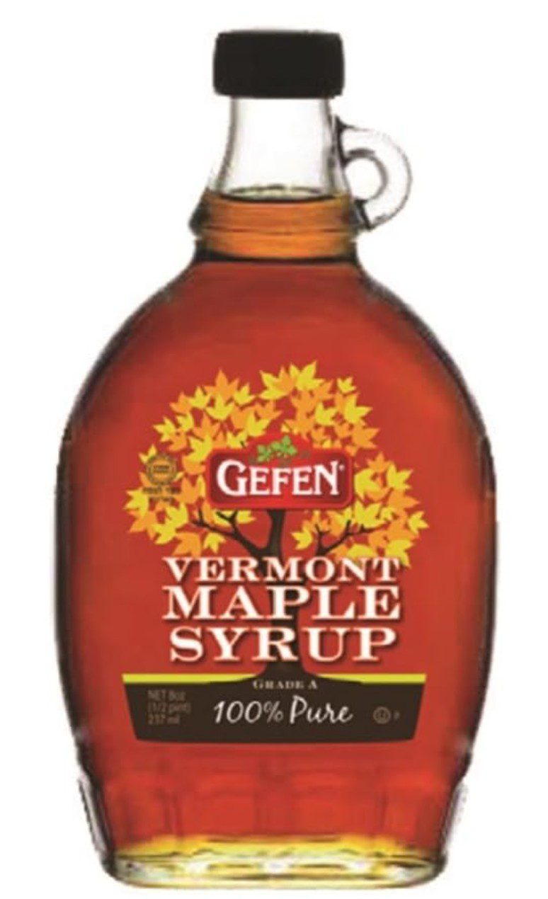 Gefen Vermont Maple Syrup — kosher Sukkot pancake topping on Amazon