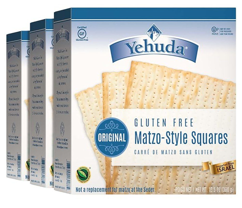 Yehuda Gluten-Free Matzah — kosher for Passover oat matzah