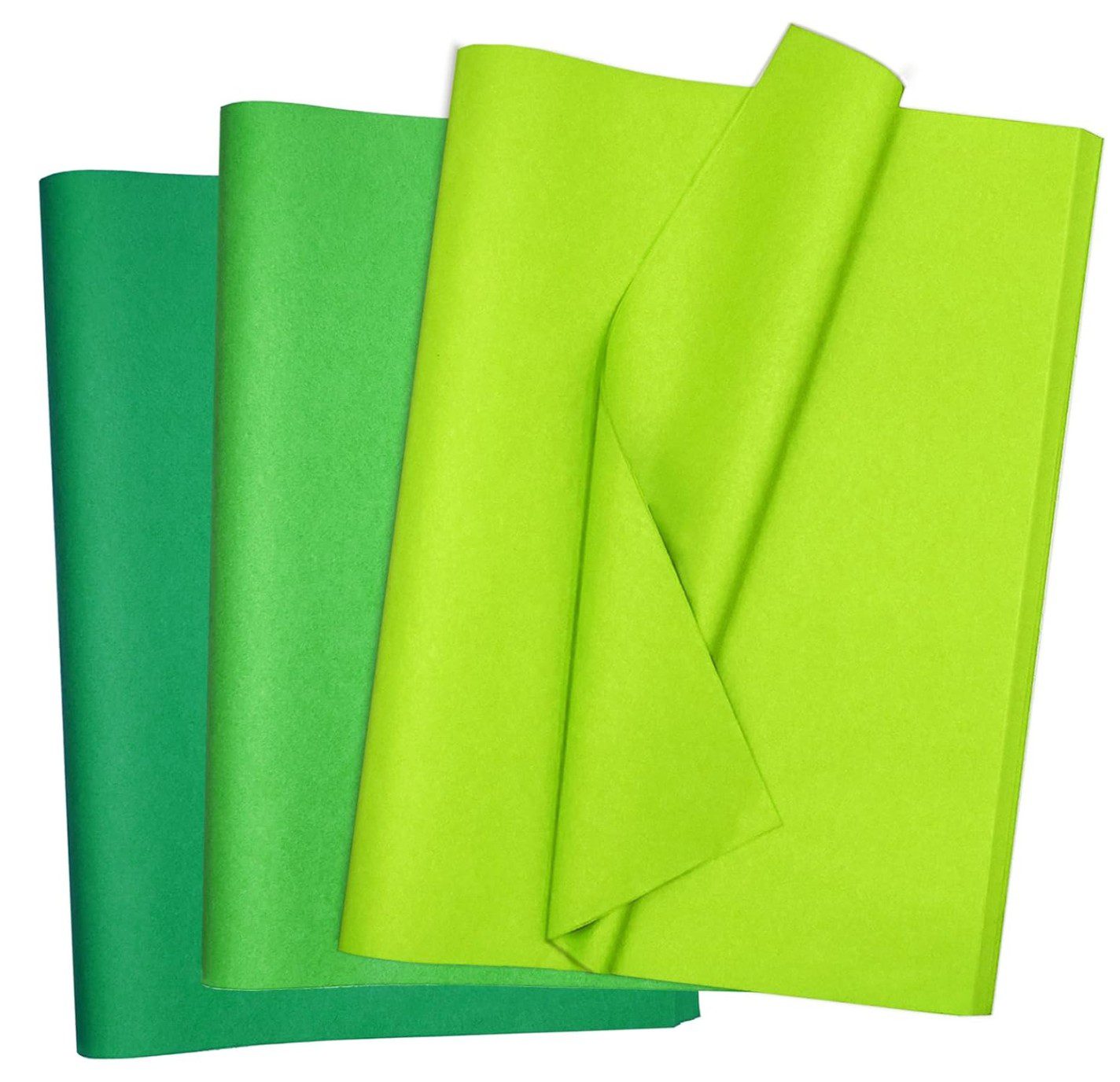 Green Tissue Paper for Sukkot crafts and decorations