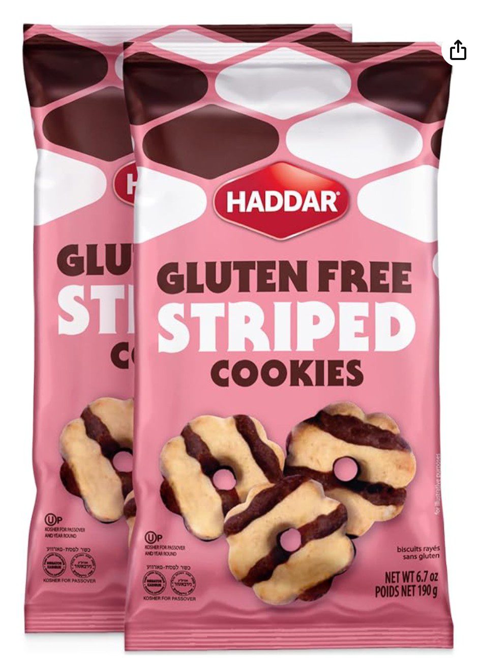Hadar Striped Cookies — kosher for Passover dessert