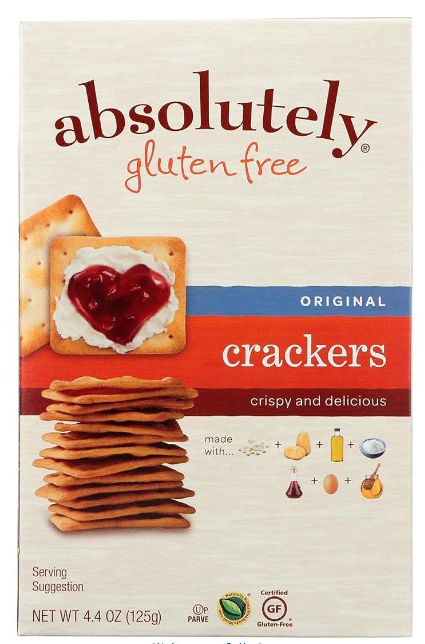Absolutely Crackers Original — kosher for Passover crackers