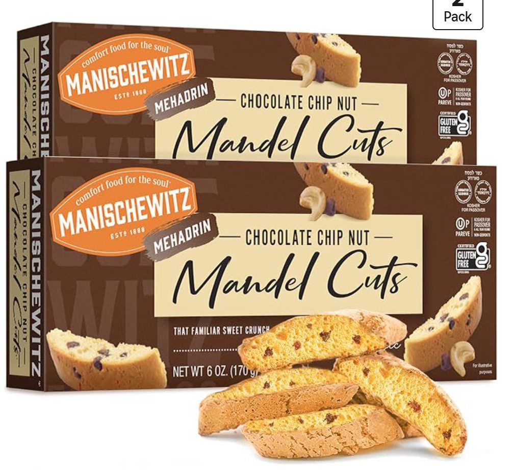 Biscotti with Chocolate Chips — kosher for Passover cookies