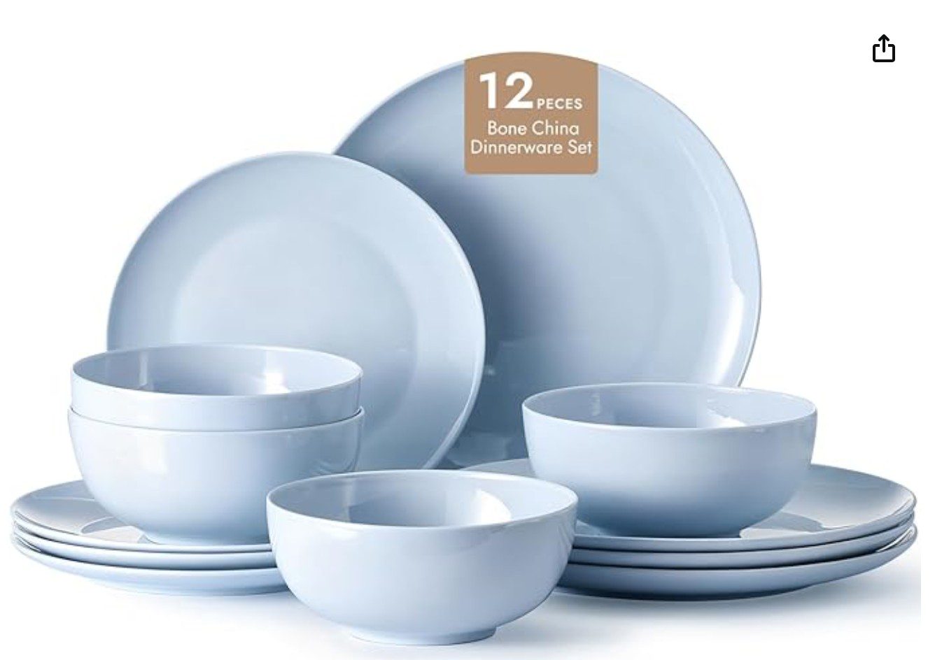 Passover Dinner Set for Milk — color-coded Passover tableware