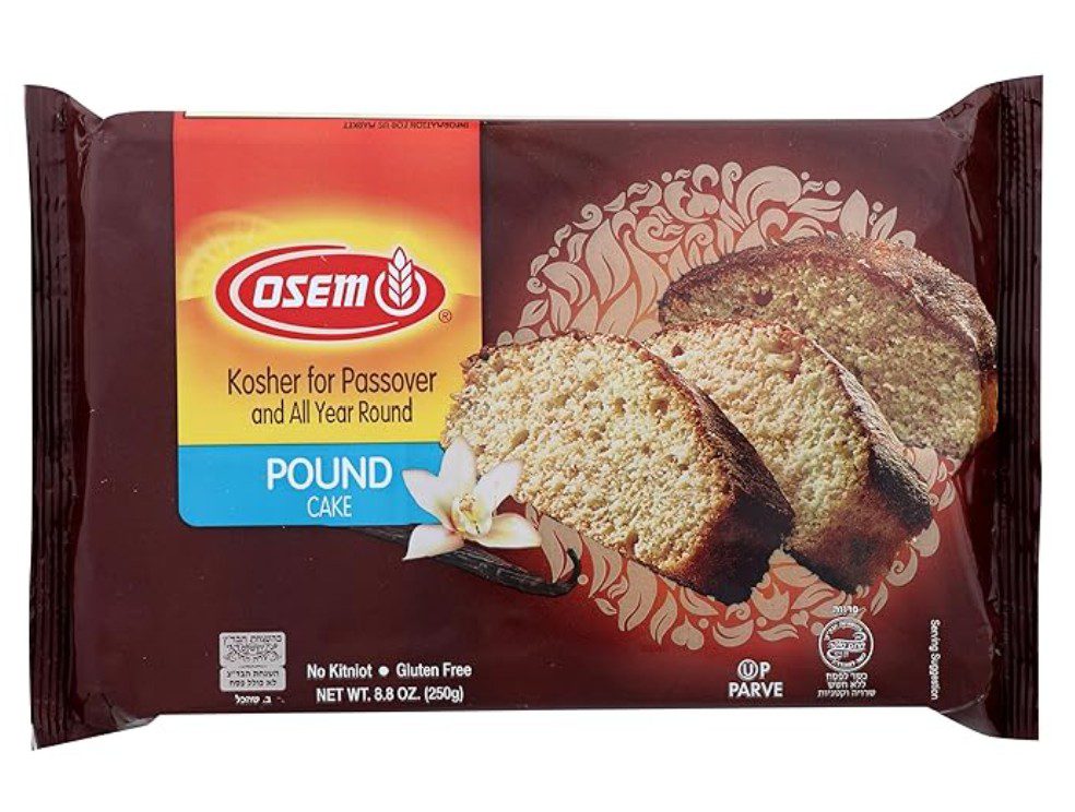 Osem Pound Cake — kosher for Passover dessert