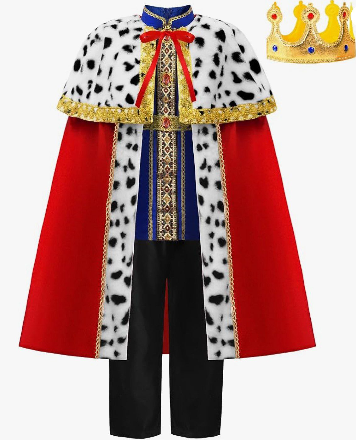 King Costume for Purim — kids and adult Purim costume