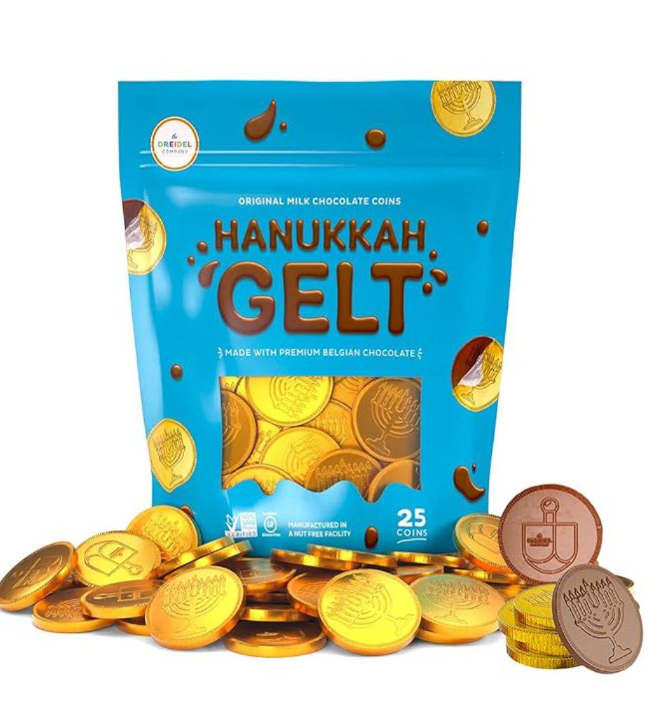 The Dreidel Co Kosher Hanukkah Gelt — kosher chocolate Hanukkah gelt