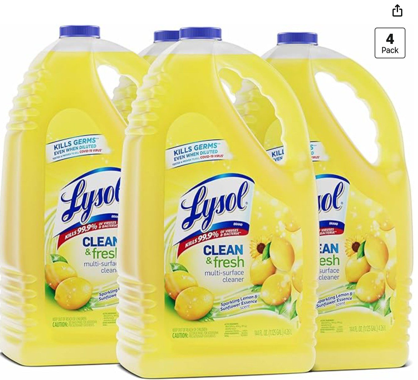 Lysol Detergent Cleaner — kosher for Passover cleaning product