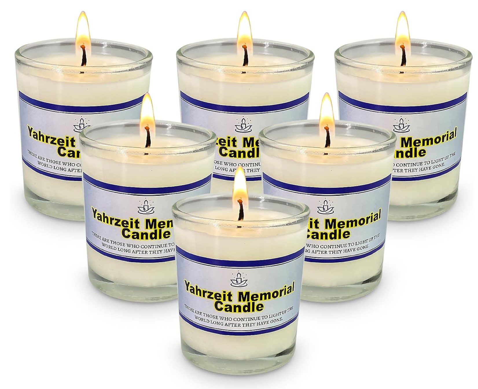 Yahrzeit Memorial Candle for Yom Kippur