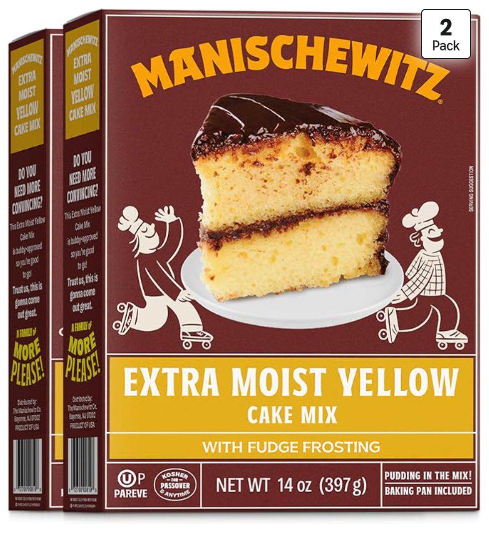Manischewitz Moist Yellow Cake Mix — kosher for Passover dessert