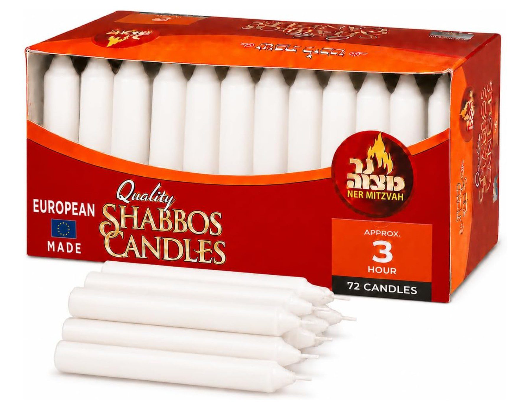 Ner Mitzvah Shabbat candles for candle lighting