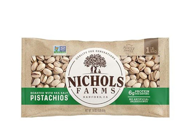 Nichols Farms Pistachios — kosher for Passover nuts