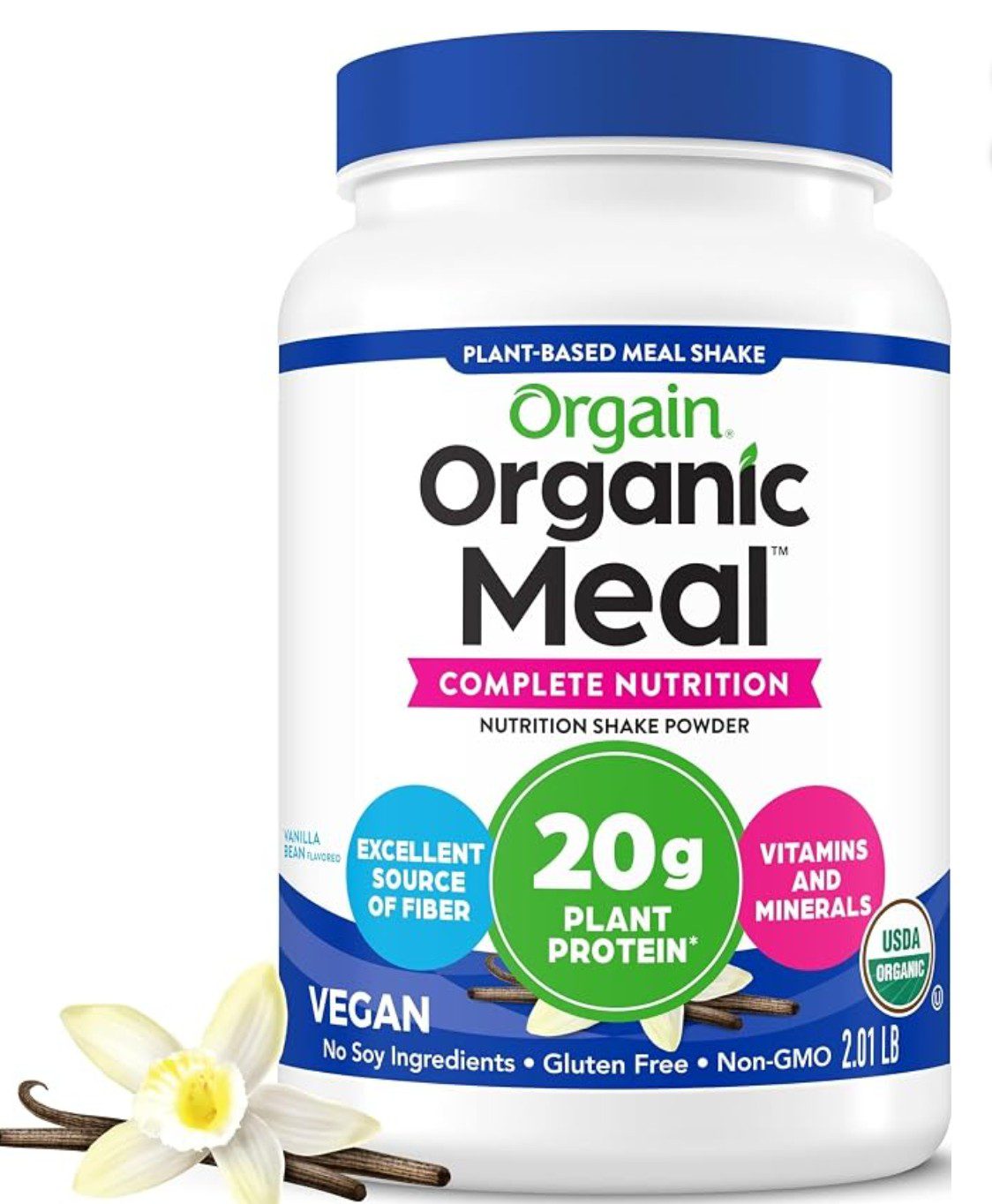 Orgain Meal Replacement Protein Powder Collagen — kosher meal replacement powder on Amazon