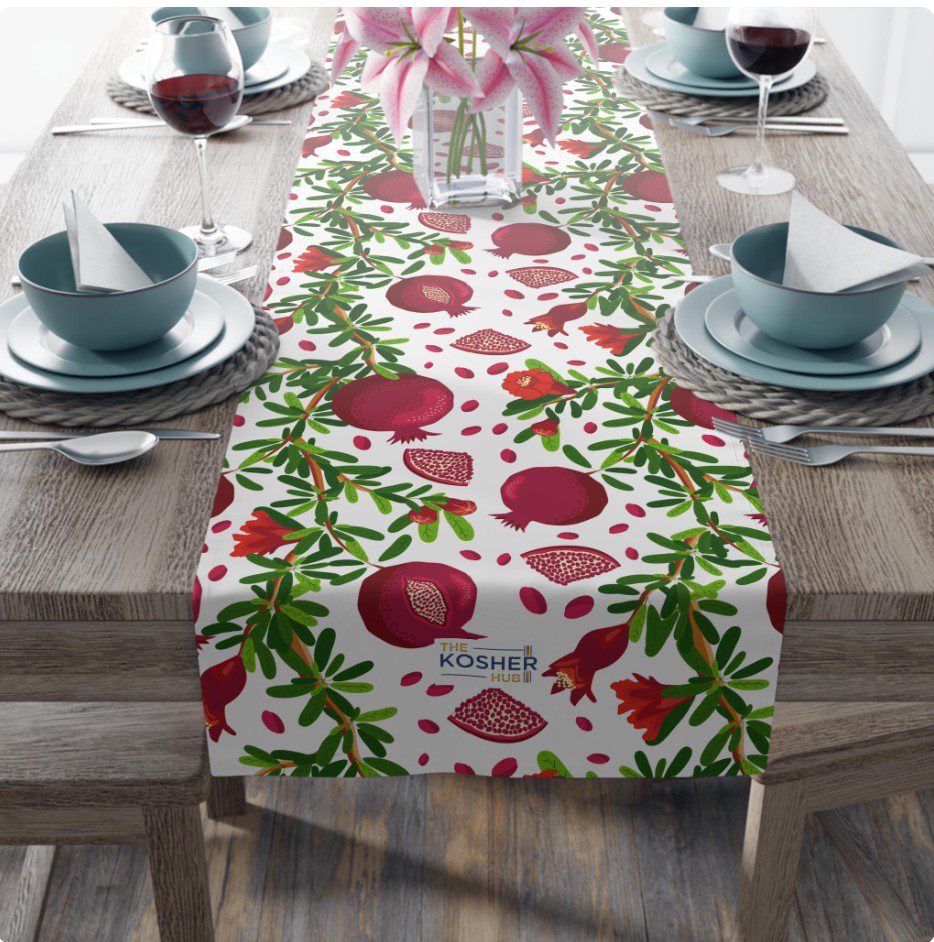 Rosh Hashanah Table Runner — The Kosher Hub on Etsy