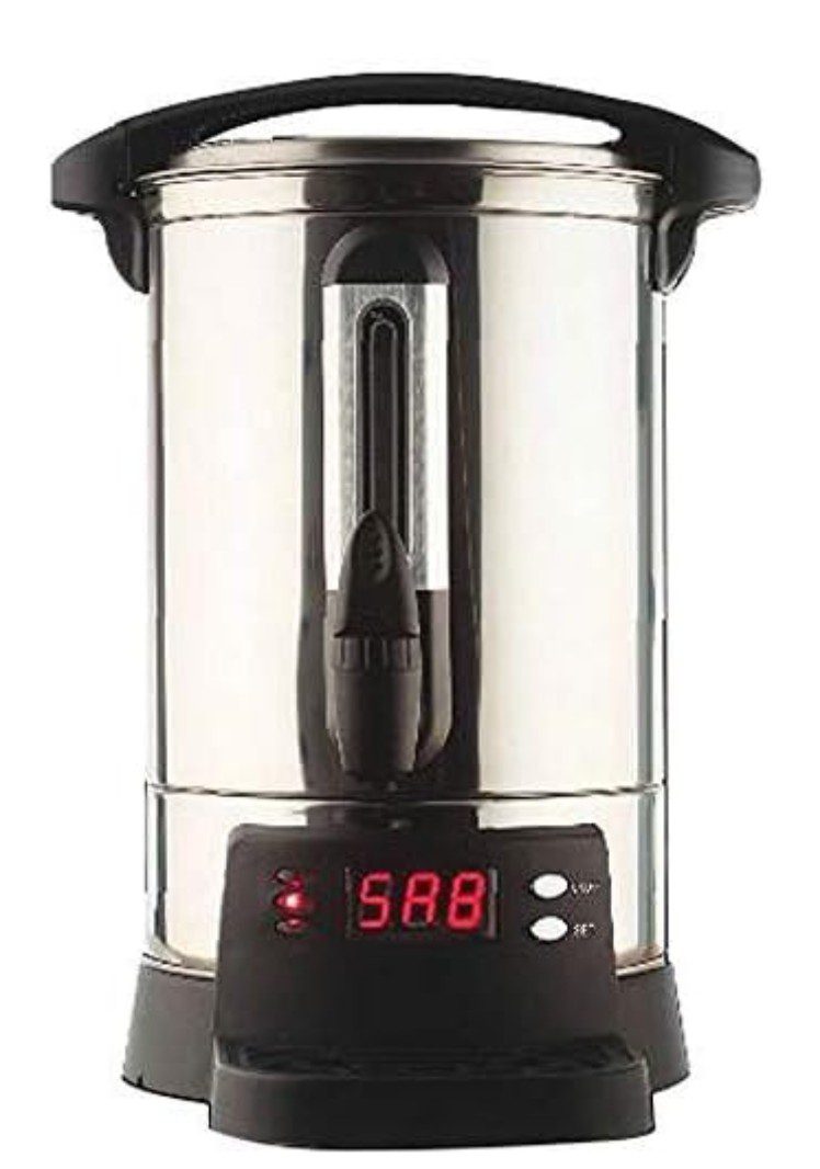 Shabbat urn hot water dispenser for Friday night through Saturday