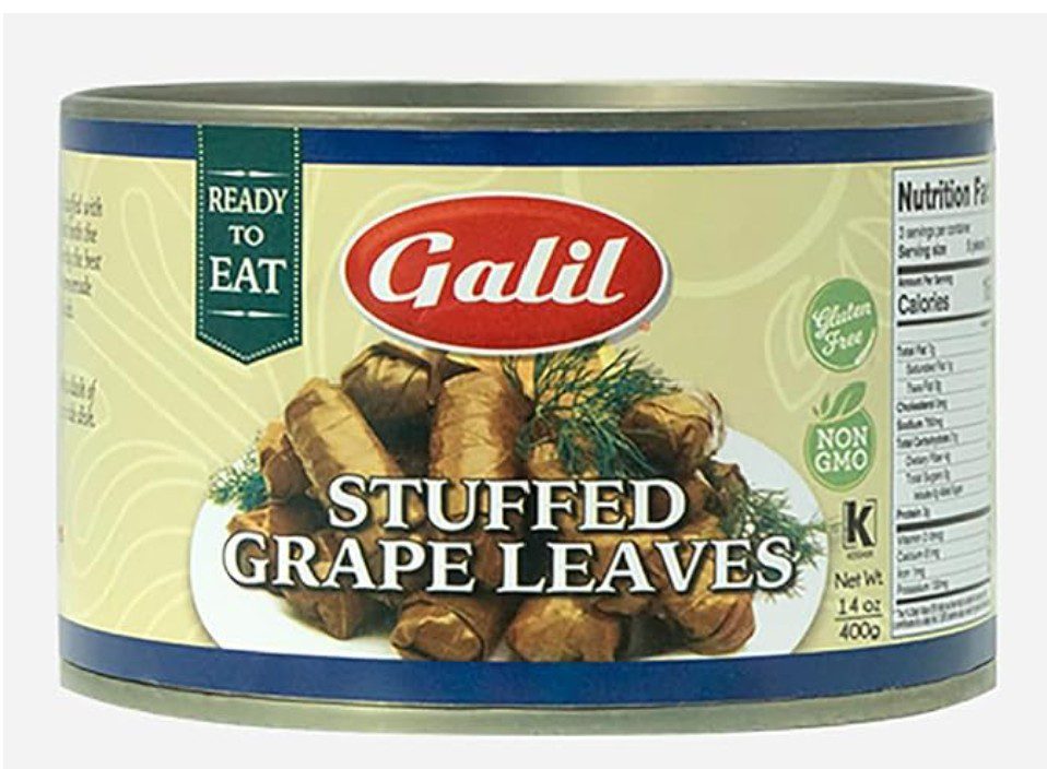 Galil Stuffed Grape Leaves — kosher stuffed grape leaves for Sukkot on Amazon