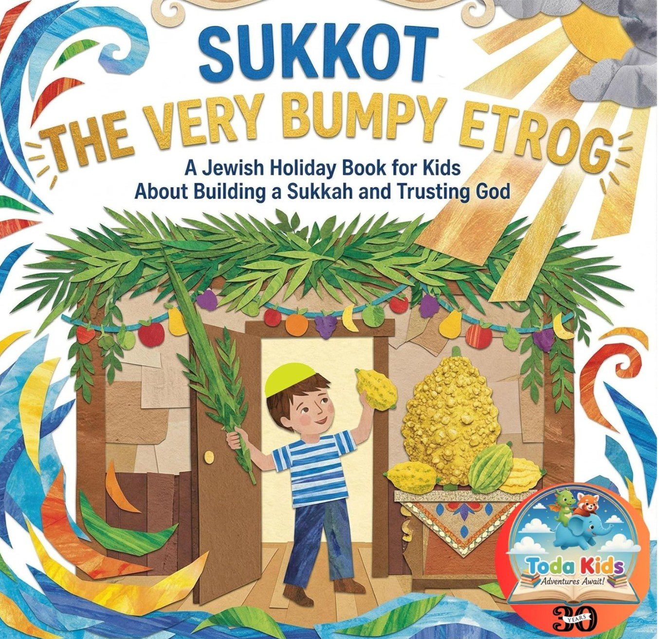Sukkot storybook for kids — children's book about Sukkot symbols