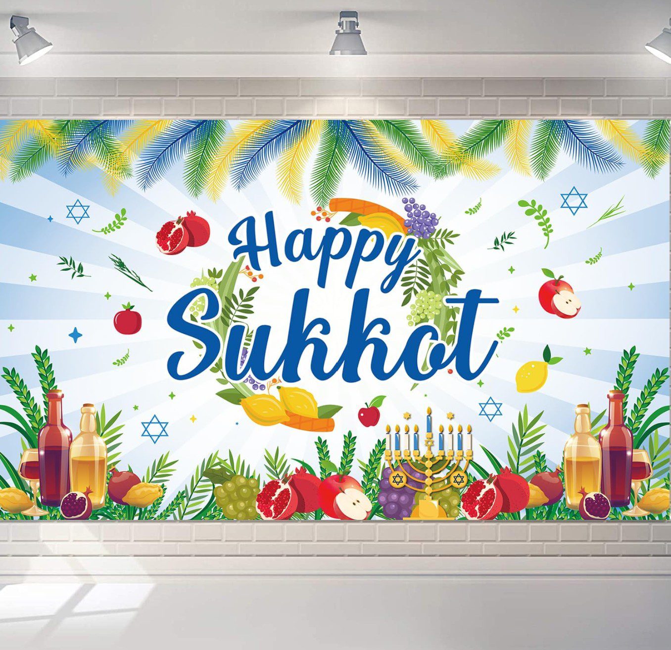 Sukkot wall decorations set — sukkah wall decor on Amazon