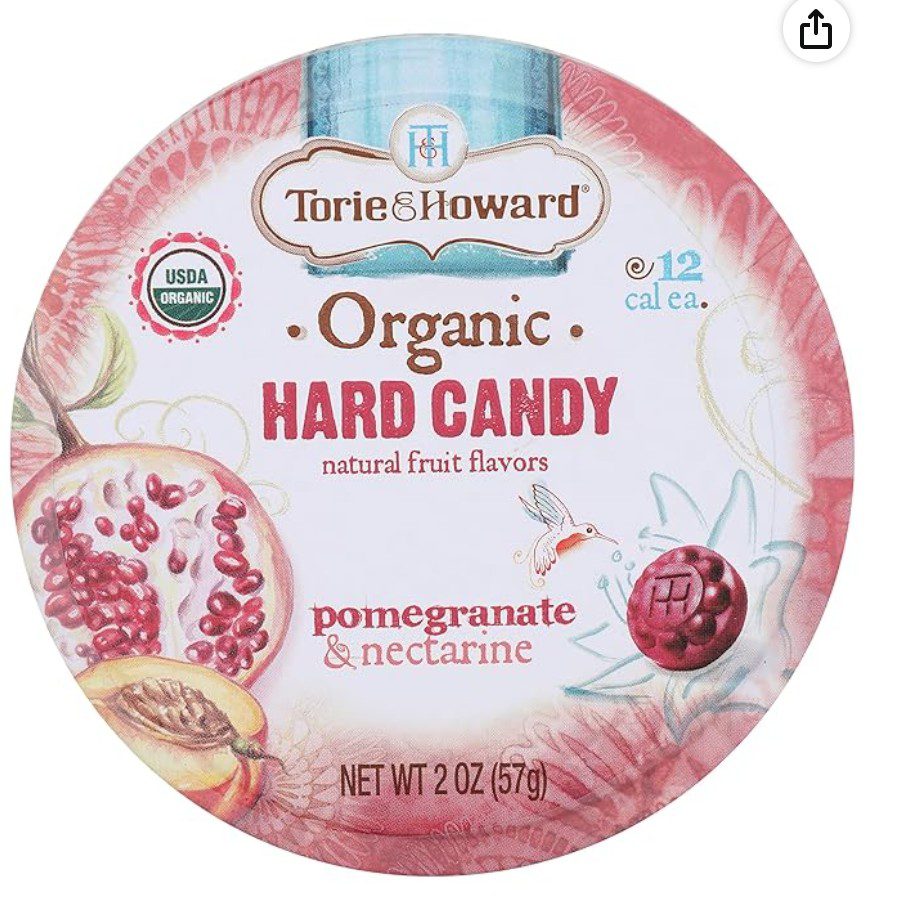 Torie and Howard Organic Hard Candy D'Anjou Pear and Cinnamon — kosher Rosh Hashanah candy on Amazon