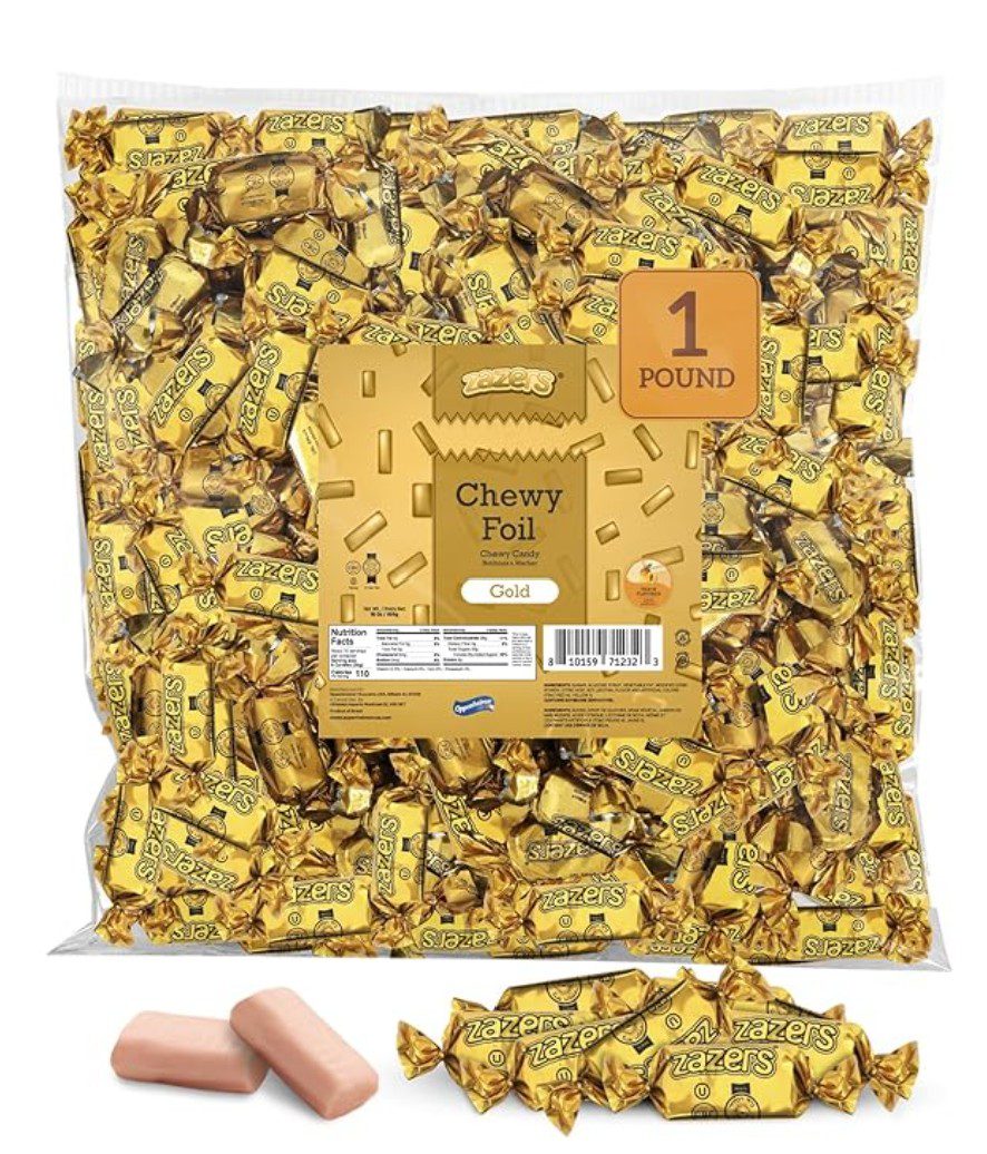 Zazers Peach Bulk Candy — kosher candy bulk pack