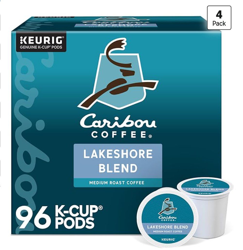 Caribou Coffee Lakeshore Blend K-Cups — kosher for Passover coffee pods