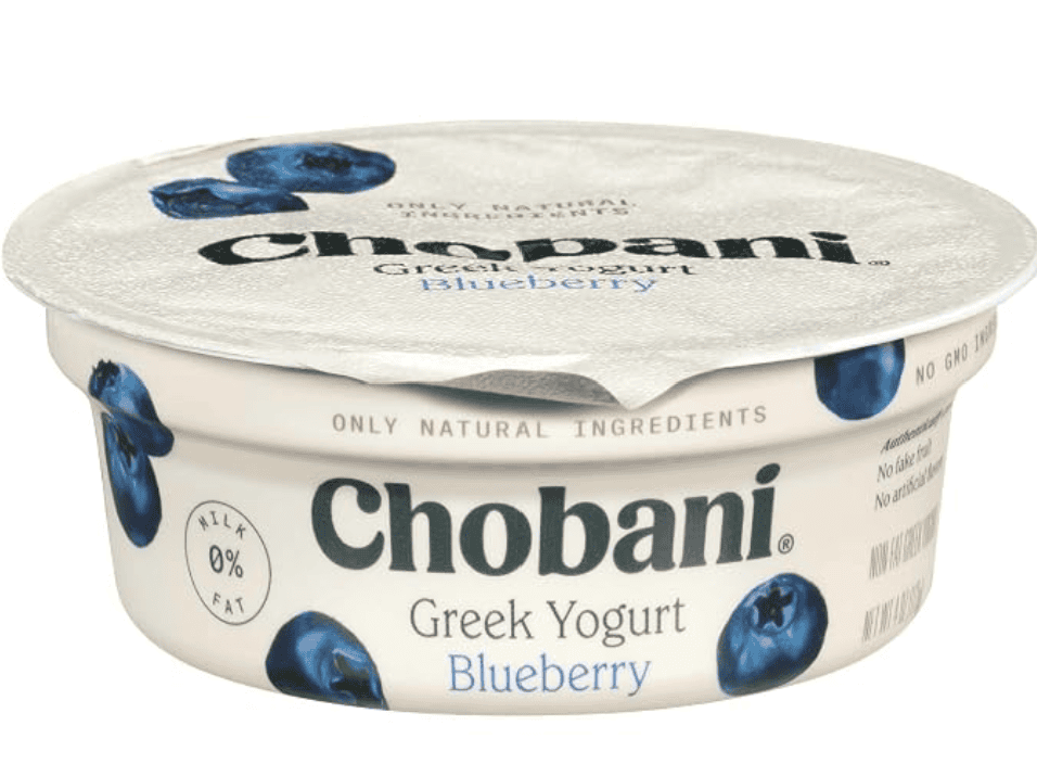 Chobani Blueberry Greek Yogurt — kosher yogurt