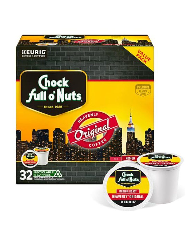 Chock full o'Nuts Original K-Cups — kosher for Passover coffee pods