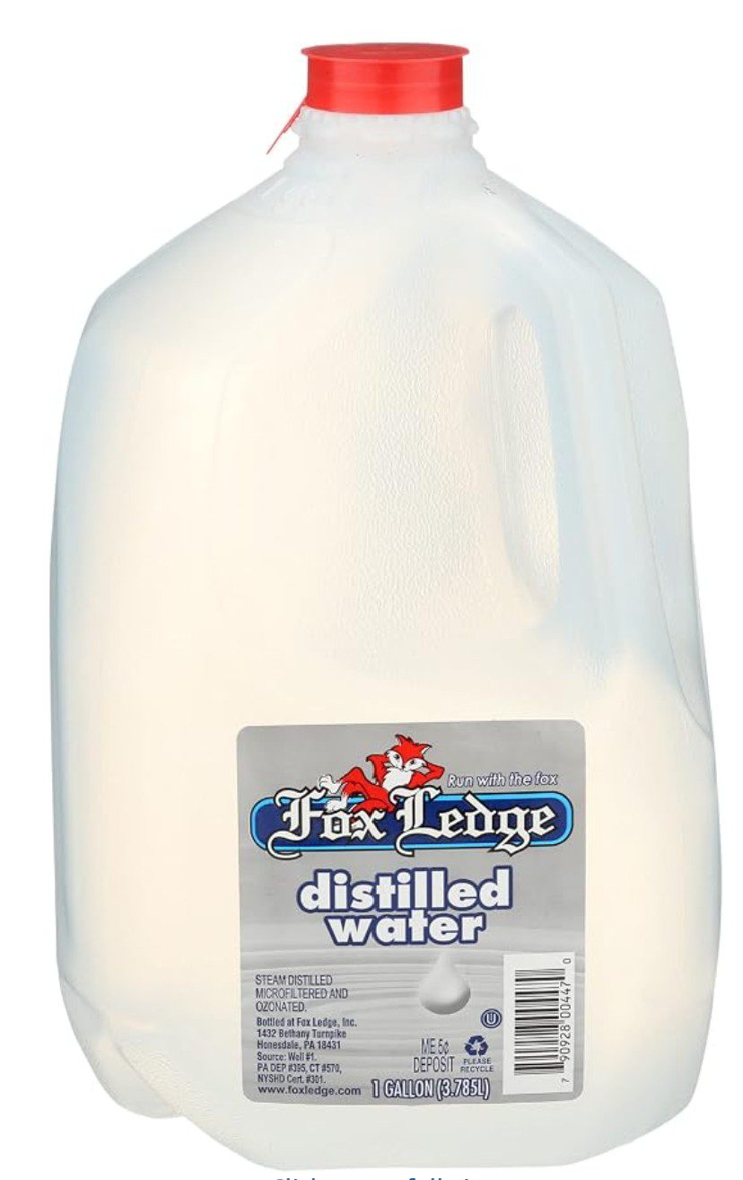 Fox Ledge Distilled Water — kosher for Passover distilled water