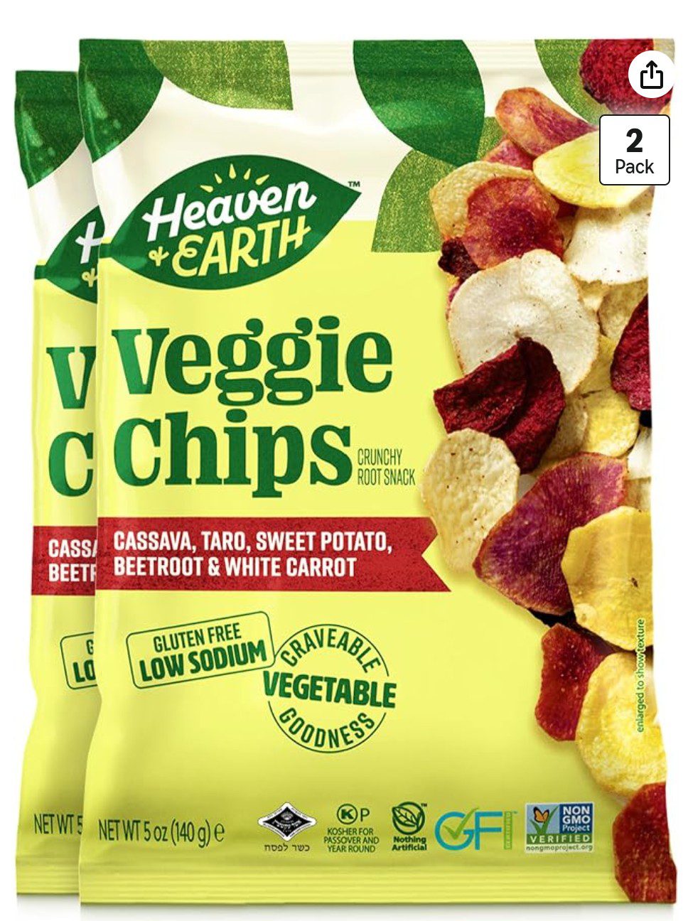 KFP Beetroot and White Potato Chips — kosher for Passover chips