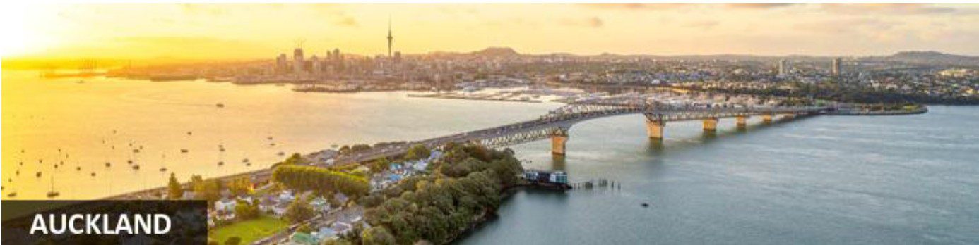 Auckland skyline, New Zealand — first stop on the kosher Great Grand Nachas tour