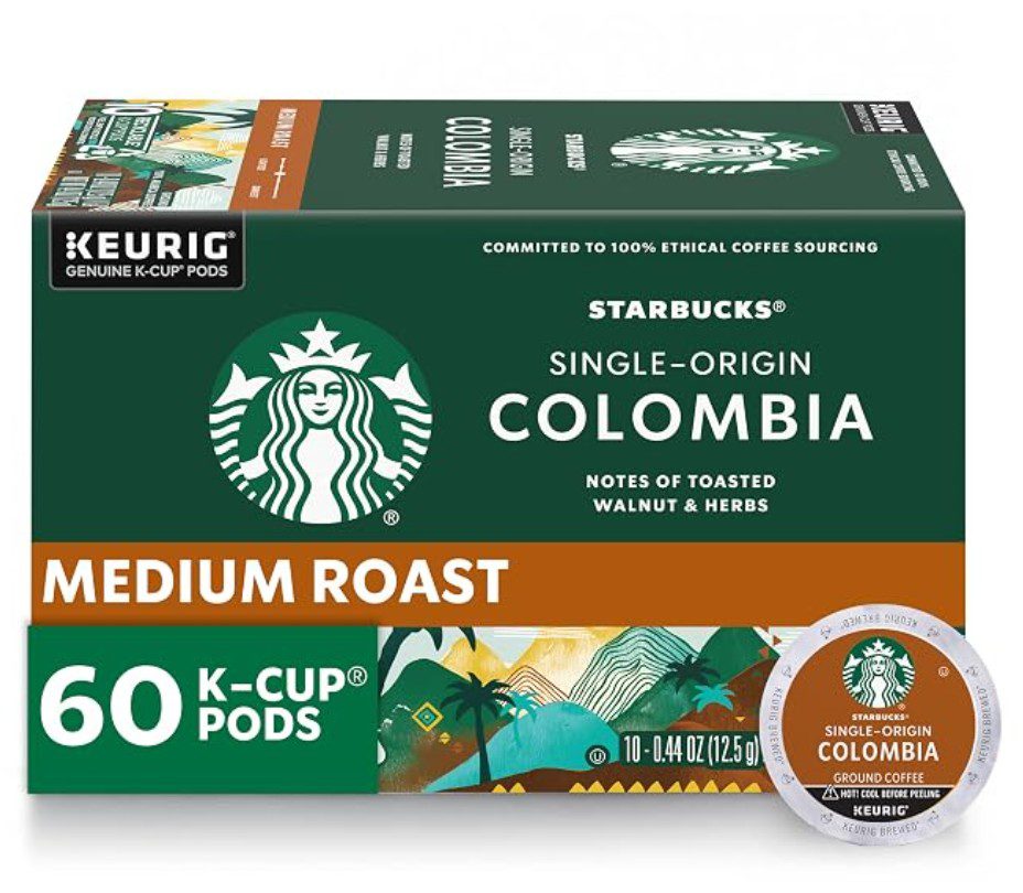 Starbucks Colombia K-Cups — kosher for Passover coffee
