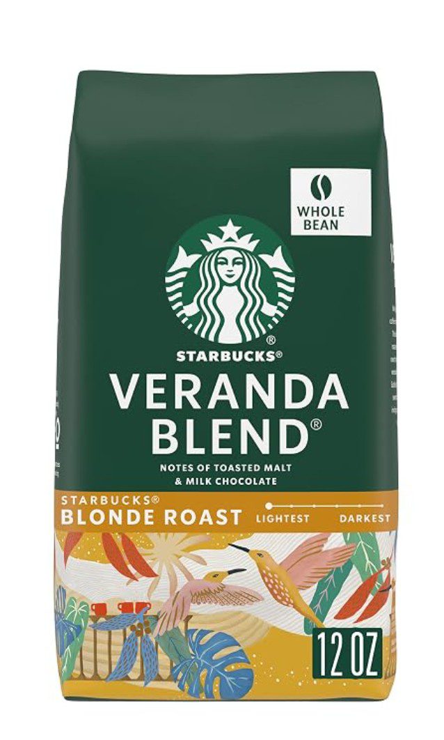 Starbucks Veranda Whole Bean Coffee — kosher for Passover coffee