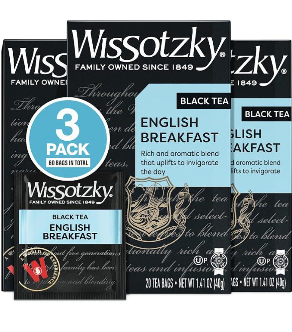 Wissotzky English Breakfast Tea — OU-P kosher for Passover black tea