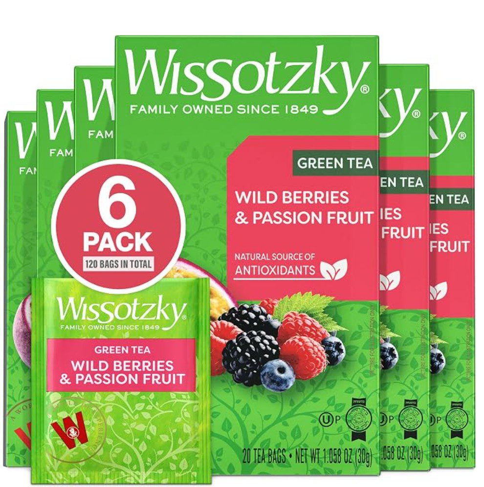 Wissotzky Wild Berries Tea — OU-P kosher for Passover flavored tea