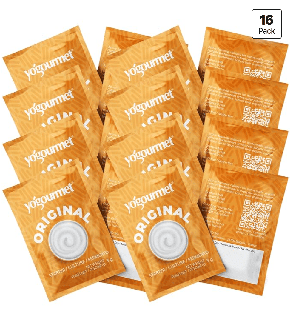 Yogourmet Original Yogurt Starter Sachets — kosher yogurt starter