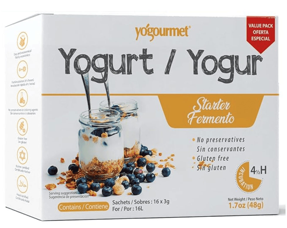 Yogourmet Yogurt Starter Kit — kosher yogurt making kit