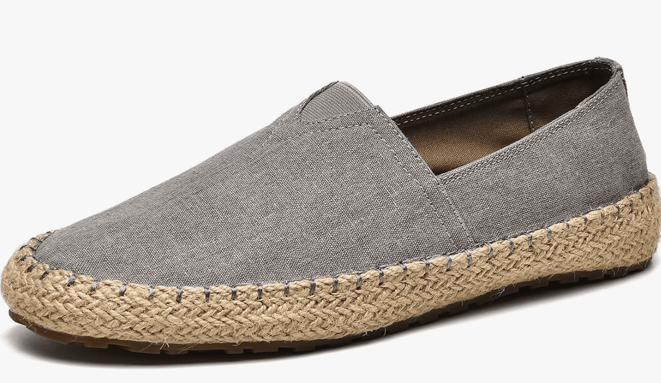 Non-Leather Shoes for Men, Grey — Yom Kippur