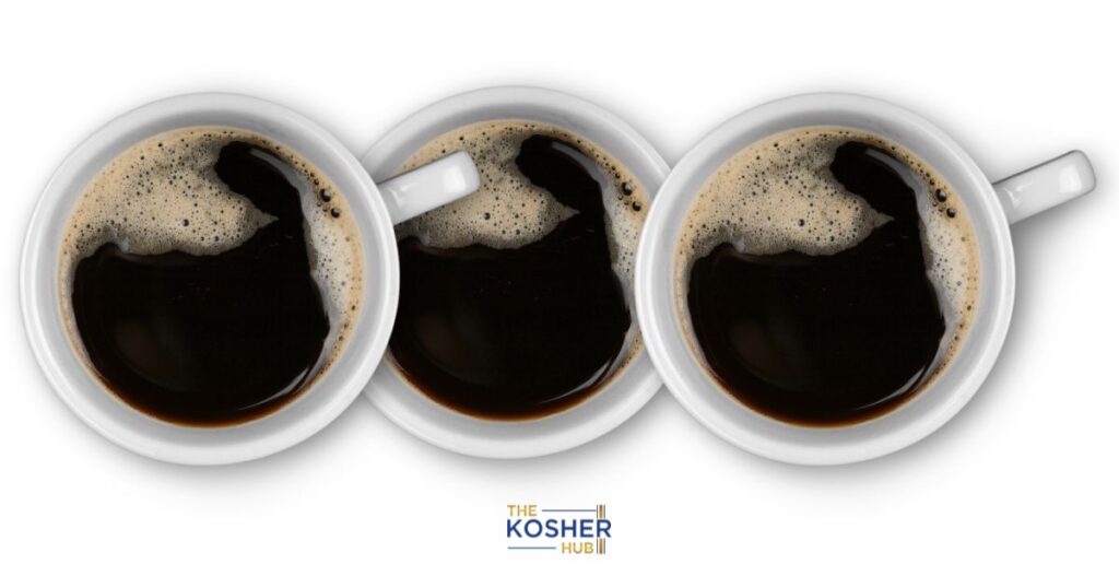 kosher coffee in a cup